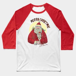 Santa by Oliver Grimley Baseball T-Shirt